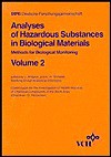 Analyses of Hazardous Substances in Biological Materials: Volume 2 - Jürgen Angerer, Karl-Heinz Schaller