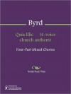 Quia Illic (4-voice church anthem) - William Byrd