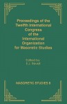 Proceedings of the Twelfth International Congress of the International Organization for Masoretic Studies - E.J. Revell