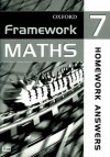 Framework Maths: Homework Answer Book Year 7 - David Capewell