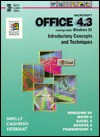 Microsoft Office 4.3, running under Windows 95: introductory concepts and techniques : Windows 95, Word 6, Excel 5, Access 2, PowerPoint 4 - Gary B. Shelly, Thomas J. Cashman, Misty E. Vermaat