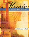 Music in Theory and Practice, Volume 1 with Audio CD - Bruce Benward, Marilyn Saker