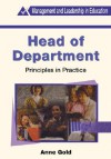 Head of Department: Principles in Practice (Management and Leadership in Education) - Anne Gold