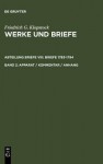 Friedrich Gottlieb Klopstock, Werke Und Briefe: Historisch-Kritische Ausgabe - Rose-Maria Hurlebusch
