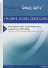 Masteringgeography -- Standalone Access Card -- For World Regions in Global Context: Peoples, Places, and Environments - Sallie A. Marston, Paul L. Knox, Diana M. Liverman, Vincent Del Casino, Paul Robbins