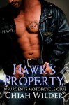 Hawk's Property: Insurgents Motorcycle Club (Insurgents MC Romance) (Volume 1) - Chiah Wilder, Hot Tree Editing