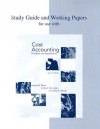 Study Guide and Working Papers for Use with Cost Accounting: Principles and Applications - Horace R. Brock, Linda Herrington