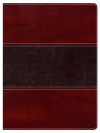 Holman Study Bible: NKJV Edition, Mahogany LeatherTouch - Holman Bible Publisher