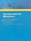 Saxon Algebra 1, Geometry, Algebra 2 Instructional Masters - Saxon Publishers