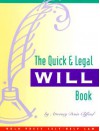 The Quick & Legal Will Book - Denis Clifford