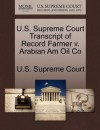 U.S. Supreme Court Transcript of Record Farmer v. Arabian Am Oil Co - U.S. Supreme Court