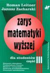 Zarys matematyki wyższej dla studentów część 3 - Roman Leitner, Janusz Zacharski