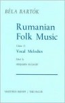 Rumanian Folk Music Volume 2: Vocal Melodies - Béla Bartók, B. Suchoff