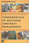 Fundamentals of Building Contract Management - Thomas E. Uher, Philip Davenport, Phillip Davenport