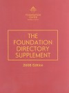 The Foundation Directory Supplement 2008 - David G. Jacobs