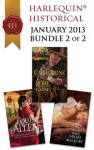 Harlequin Historical January 2013 - Bundle 2 of 2: Forbidden Jewel of IndiaRebel with a CauseBehind the Rake's Wicked Wager - Louise Allen, Carol Arens, Sarah Mallory