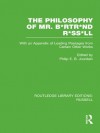 The Philosophy of Mr. B*rtr*nd R*ss*ll: With an Appendix of Leading Passages from Certain Other Works. A Skit.: Volume 6 (Routledge Library Editions: Russell) - Philip E.B. Jourdain