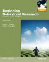 Beginning Behavioral Research: A Conceptual Primer - Ralph L. Rosnow