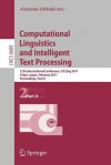 Computational Linguistics and Intelligent Text Processing: 12th International Conference, CICLing 2011, Tokyo, Japan, February 20-26, 2011 Proceedings, Part II - Alexander Gelbukh