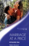 Marriage at a Price - Miranda Lee