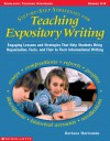 Step-by-step Strategies For Teaching Expository Writing: Engaging Lessons and Activities That Help Students Bring Organization, Facts, and Flair to Their Informational Writing - Barbara Mariconda