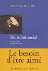 Du statut social - Alain de Botton