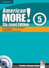 American More! Six-Level Edition Level 5 Teacher's Resource Book with Testbuilder CD-ROM/Audio CD - Rob Nicholas, Cheryl Pelteret, Julie Penn