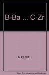 B-Ba ... C-Zr - B. PREDEL