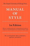 Manual of Style (Chicago 1st Edition) - John Grossman