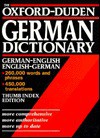 The Oxford-Duden German Dictionary: German-English/English-German with thumb index - Werner Scholze-Stubenrecht