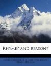 Rhyme? and Reason? - Lewis Carroll, A.B. Frost, Henry Holiday