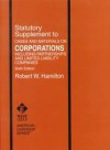 Statutory Supplement to Corporations and Limited Partnerships - Robert W. Hamilton