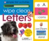 Simple First Activities Wipe Clean Letters - Roger Priddy