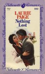 Nothing Lost (Silhouette Romances, No 382) - Laurie Paige