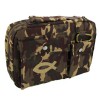 Cotton Twill Camouflage Bible / Book Cover w/Fish Patch (Large) - Christian Art Gifts