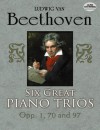 Six Great Piano Trios in Full Score - Ludwig van Beethoven