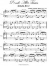 Rondo Alla Turca Sonata K331 Mozart Easy Piano Sheet Music - Wolfgang Amadeus Mozart, SilverTonalities