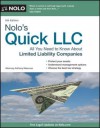 Nolo's Quick LLC: All You Need to Know about Limited Liability Companies - Anthony Mancuso