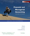 Financial and Managerial Accounting Vol. 1 (Ch. 1-13) Softcover with Working Papers + Best Buy Annual Report - John J. Wild, Ken Shaw, Barbara Chiappetta