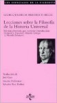 Lecciones sobre la filosofía de la historia universal (paper) - Georg Wilhelm Friedrich Hegel, Jose Gaos