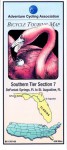 Bicycle Touring Map - Southern Tier #7 DeFuniak Spring to St. Augustine, FL - Adventure Cycling Association