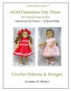 American Girl Valentines Day Dress Crochet Pattern (Patterns by Jeannine) - Jeannine Holper