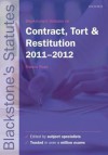 Blackstone's Statutes on Contract, Tort and Restitution - Francis D. Rose