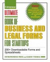 Ultimate Book of Business and Legal Forms for Startups: 200+ Downloadable Forms and Spreadsheets (Ultimate Series) - Karen Thomas