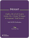 Ciglio, che al sol si gira (Aria), No. 3 from "Il Sogno di Scipione" (Full Score) - Wolfgang Amadeus Mozart