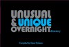 Unique and Unusual Overnight - Steve Dobson