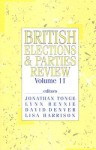 British Elections and Parties Review - Jonathan Tonge, David Denver, Lisa Harrison, Jon Tonge