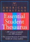 American Heritage Essential Student Thesaurus - American Heritage Dictionary