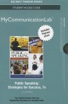 New Mycommunicationlab with Pearson Etext --Standalone Access Card-- For Public Speaking - David Zarefsky