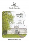 Trio Nr. 2 Opus 2 No. 2 / String Trio: Score for 2 Violins and Cello (Bisel Classics Book 233) - Louis Massonneau, Slavy Dimoff, Martina Mathur